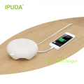 Schlaflampe Intelligent mit 2 USB-Ports 2,4 A Schnellladung Baby Bursing Nachttischlampe